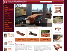 Tablet Screenshot of forestalquebracho.com